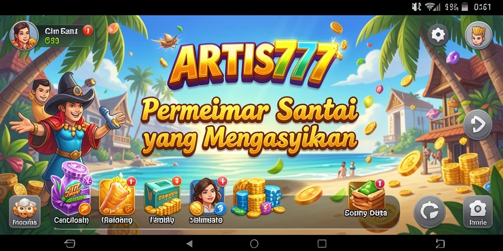 Tampilan gameplay seru dan penuh warna dari ARTIS777.