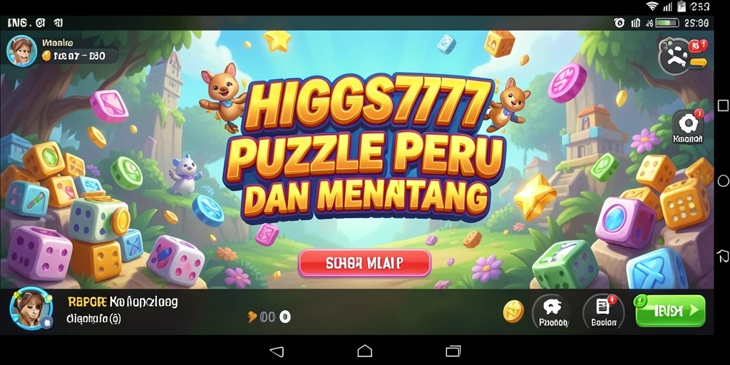 Tampilan gameplay HIGGS777 yang seru dan penuh warna.