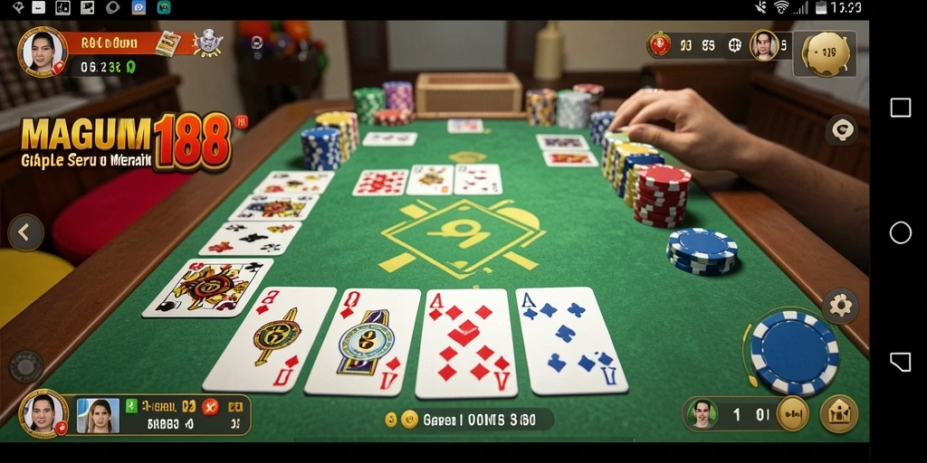 Tampilan gameplay seru MAGNUM188 dengan grafik menarik dan antarmuka pengguna.