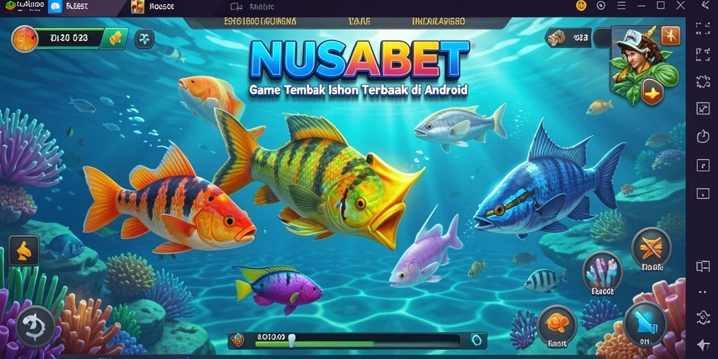 Tampilan gameplay NUSABET yang seru dan penuh warna.