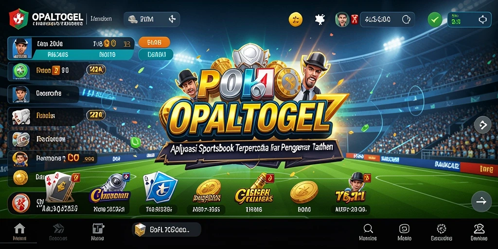 Tampilan gameplay taruhan olahraga di OPALTOGEL