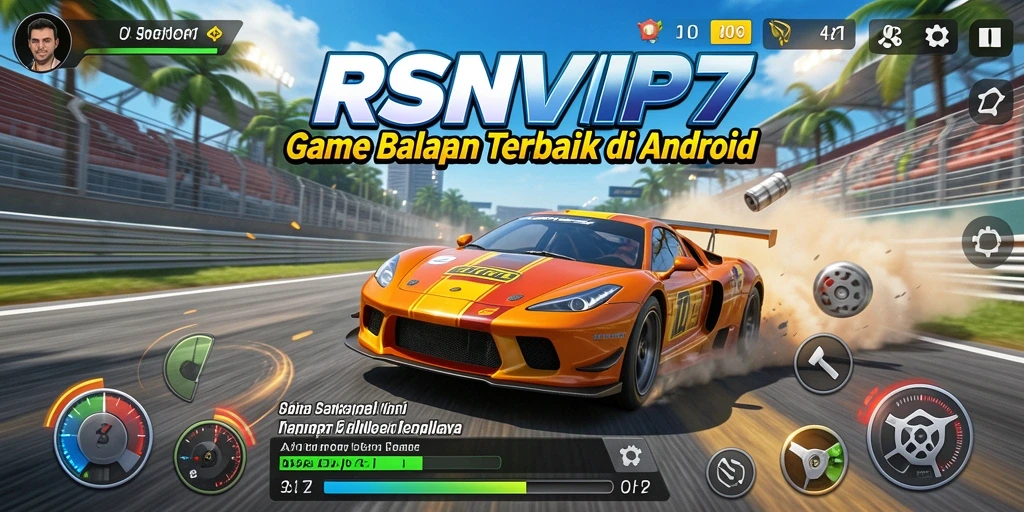 Screenshot RSNVIP7 menampilkan aksi balap yang mendebarkan dan grafik yang memukau.