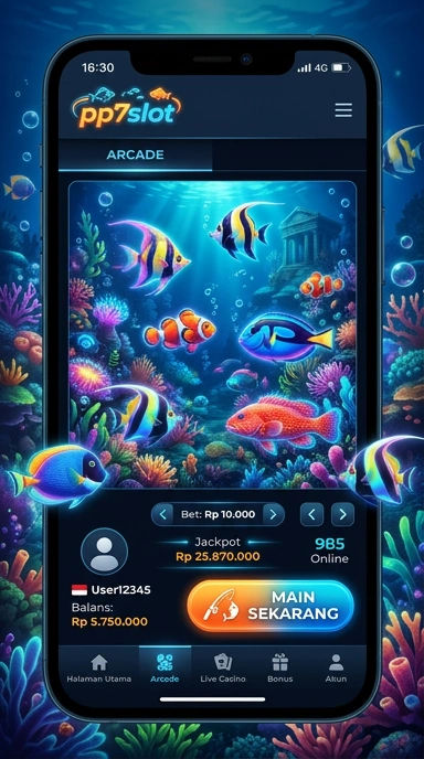 Screenshot dari koleksi aplikasi populer di pp7slot.